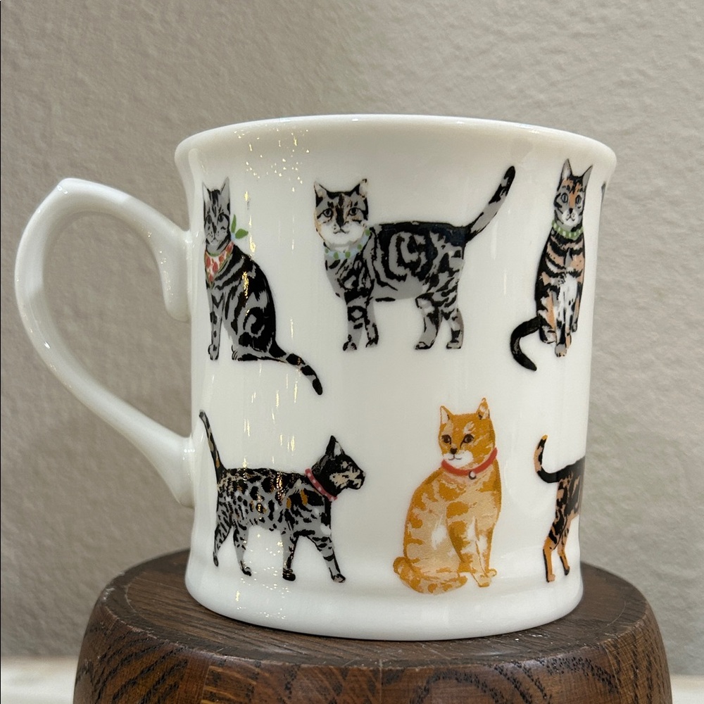 Cooksmart- Cat-Themed Ceramic Mug- England